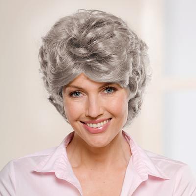 Naturell Perücke "Heidi", graumeliert