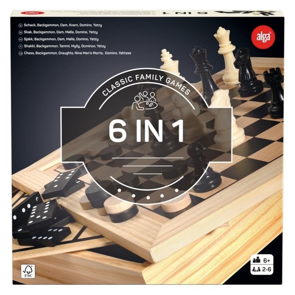 Alga 6-in-1-Spielesammlung (2 - 6 Spieler) (38018540)