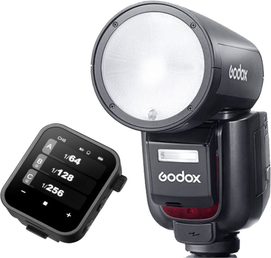 Godox V1 Pro F Flash circulaire Fujifilm + Godox Transmetteur X3