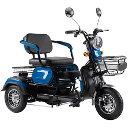 ENEWAY Elektromobil Bari - ETrike - E-Mobil - 3-Rad 6 km/h führerscheinfrei helmfrei blau