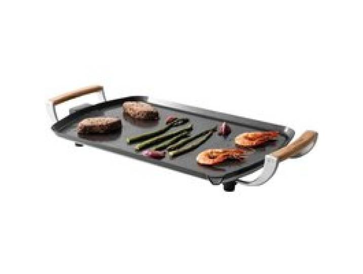 Plancha Électrique Pro – Plaque Teppanyaki 35X56 Cm – Revêtement Céramique Sans Pfas – Thermostat Réglable–Écoulement Des[AA469]