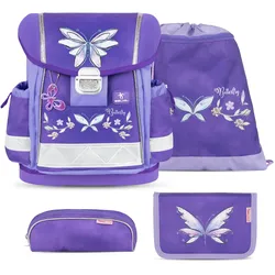 Belmil Belmil Classy ergonomisches Schulranzen-Set 4-teilig "Starlight Wings" Koffer24