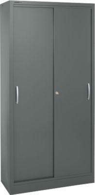 Schäfer Shop Select Schiebetürenschrank, 5 Ordnerhöhen, B 1200 mm, graphit RAL 7024