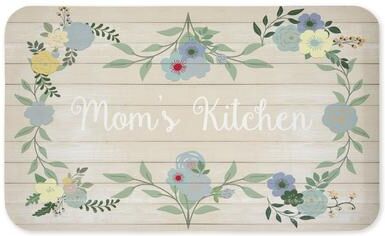 "Stupell Country Kitchen Sayings & Florals Kitchen Mat, 18x30 - 18"" x 30"""