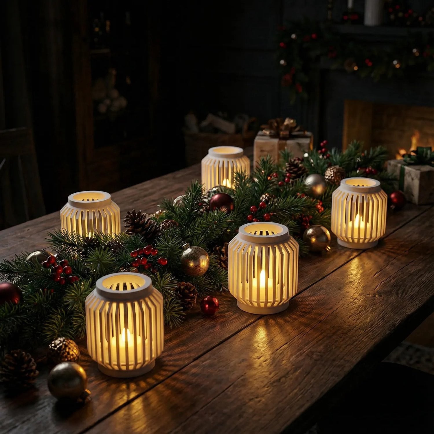 Sfeervolle Lantaarn met LED-Kaars