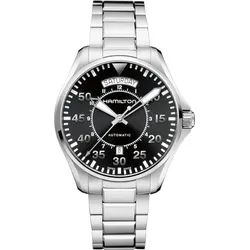 Hamilton Khaki Aviation Pilot Day Date Auto H64615135 - schwarz,silber - 42mm