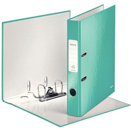 LEITZ Ordner eisblau Karton 5,0 cm DIN A4