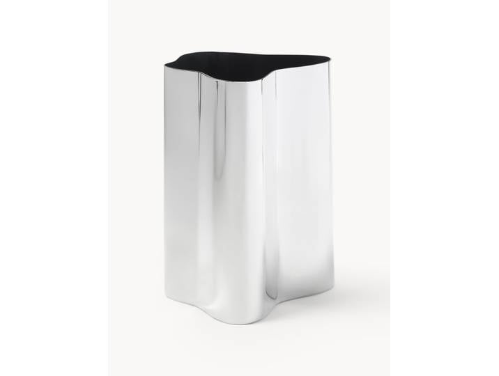 Vase en acier inoxydable Vine, haut. 18 cm