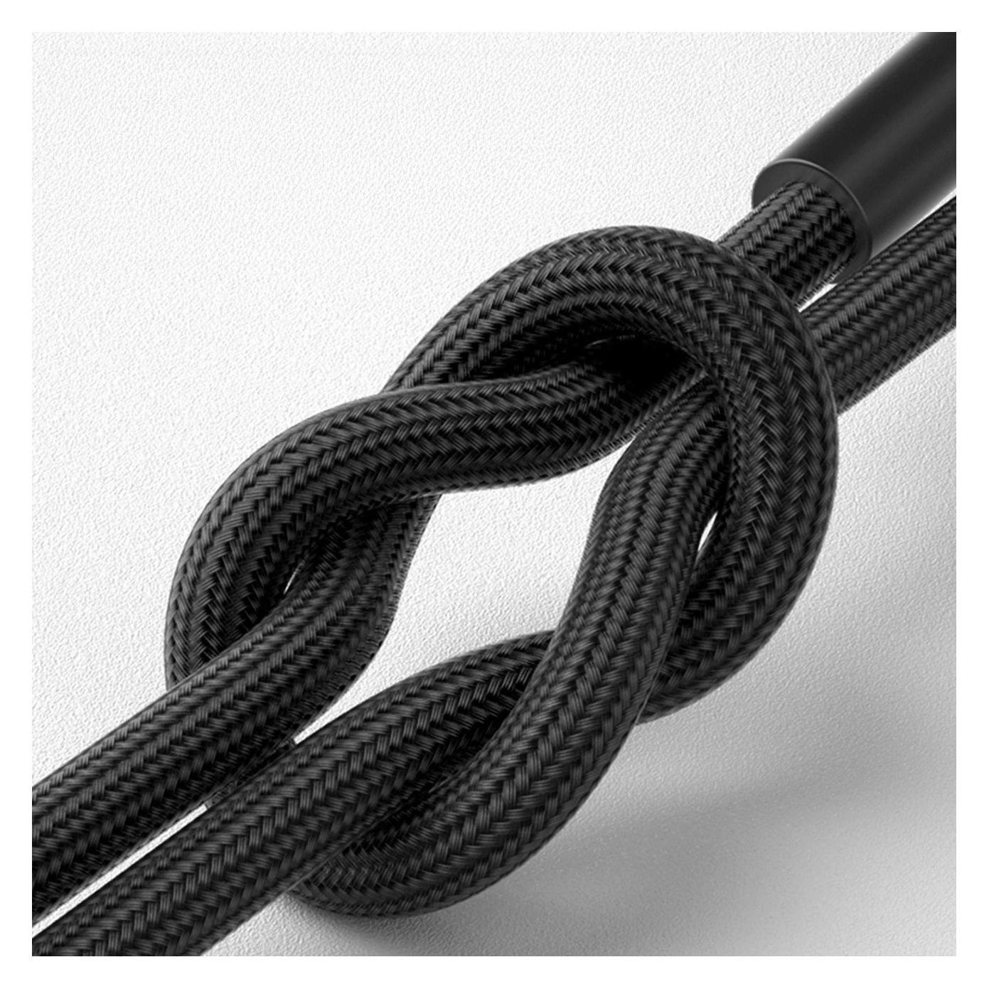 3MK Accessories - Hyper Cable N-SERIES A to Micro 3m QC 3.0 5V/2A 10W Black (3 m, 10 W) (5903108739177)
