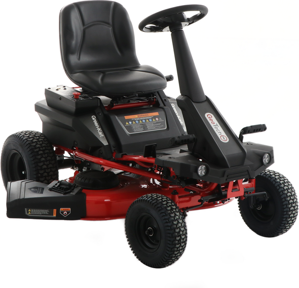 Akku-Rasentraktor GeoTech Pro Green-Kart 76 -Akkumotor 48V/50 Ah - Seitenauswurf,Mulchen