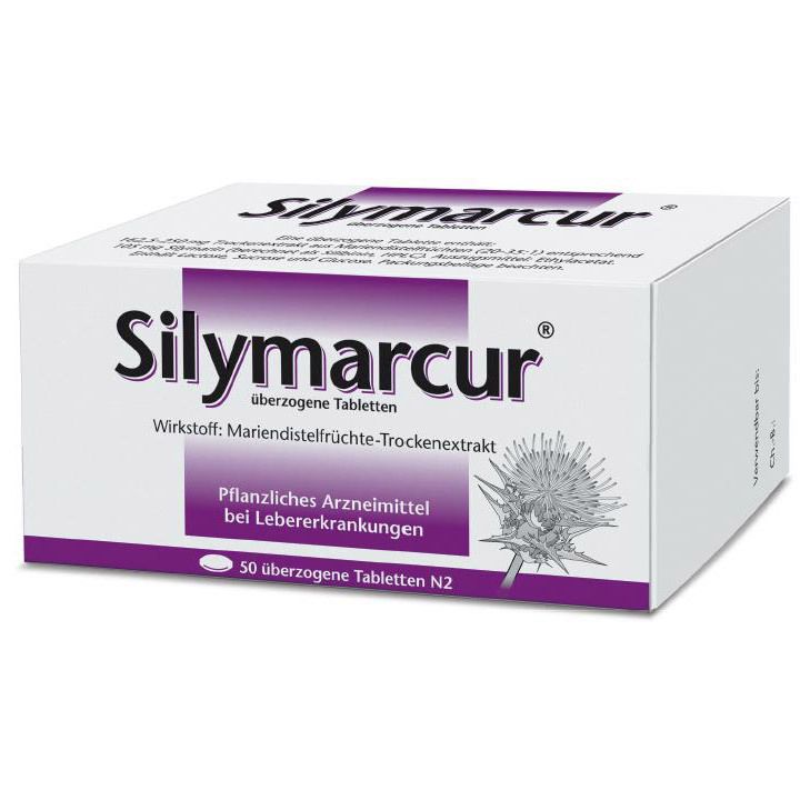 Silymarcur überzogene Tabletten 50 St Überzogene
