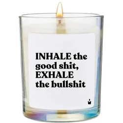 Chatty Candles, Duftkerzen, Duftkerze Woody INHALE the good shit, EXHALE the bullshit