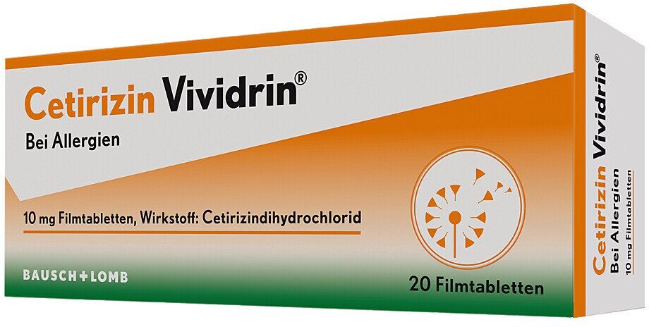 Cetirizin Vividrin - Schnell wirksame Allergietabletten