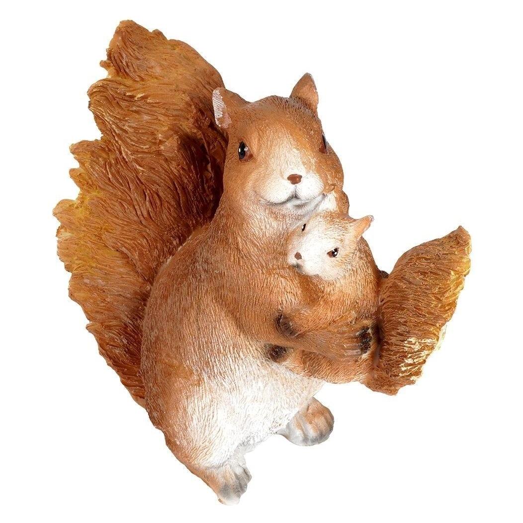 Vilde Wiewiórka figurka ogrodowa ozdobna ozdoba do ogrodu dekoracyjna dziecko 15x8x15 cm (47976485)