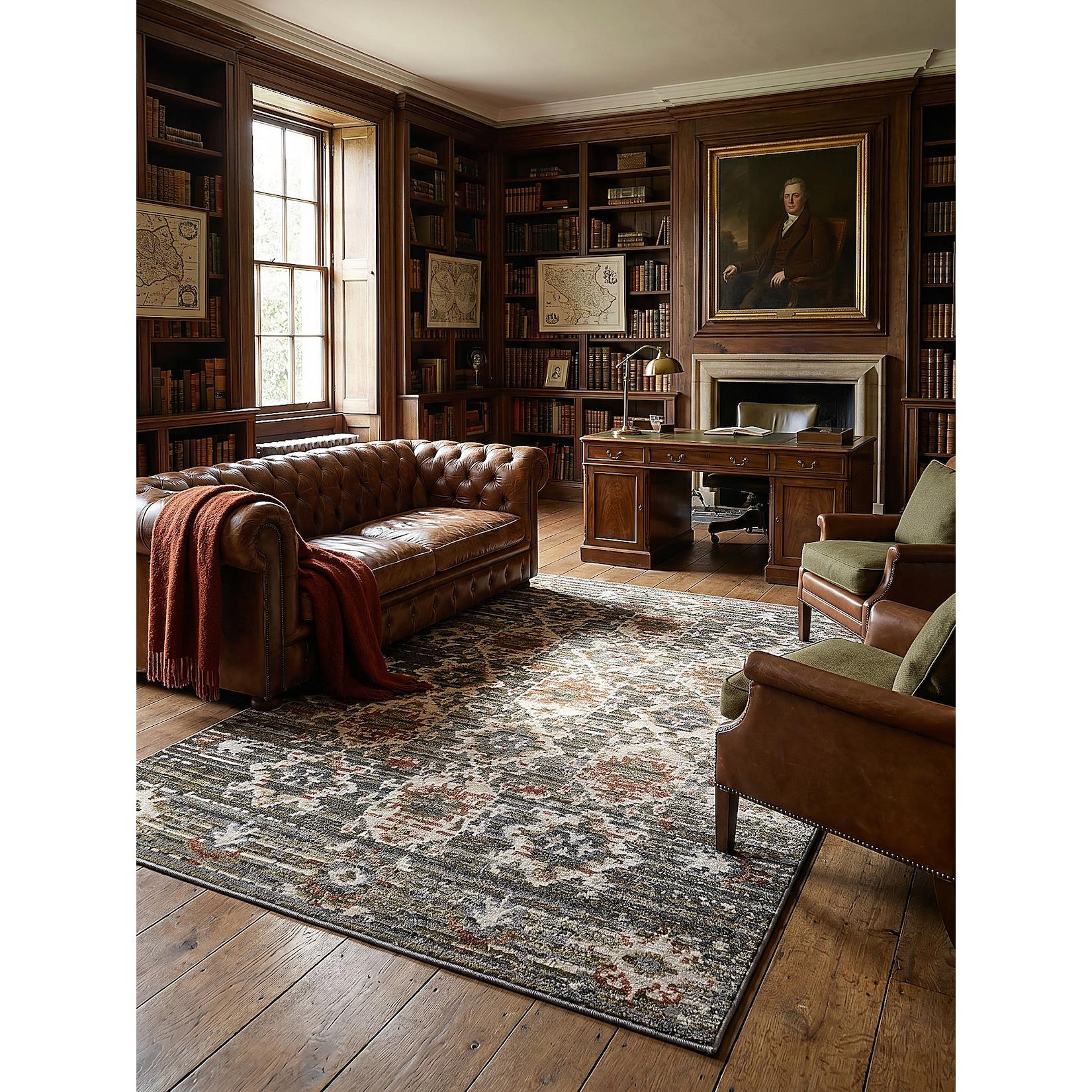 Teppich Vintage Grün 200 x 300 cm - PERRAN Kadima Design