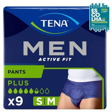 Tena Cuecas Incontinência Homem Plus M 9 un