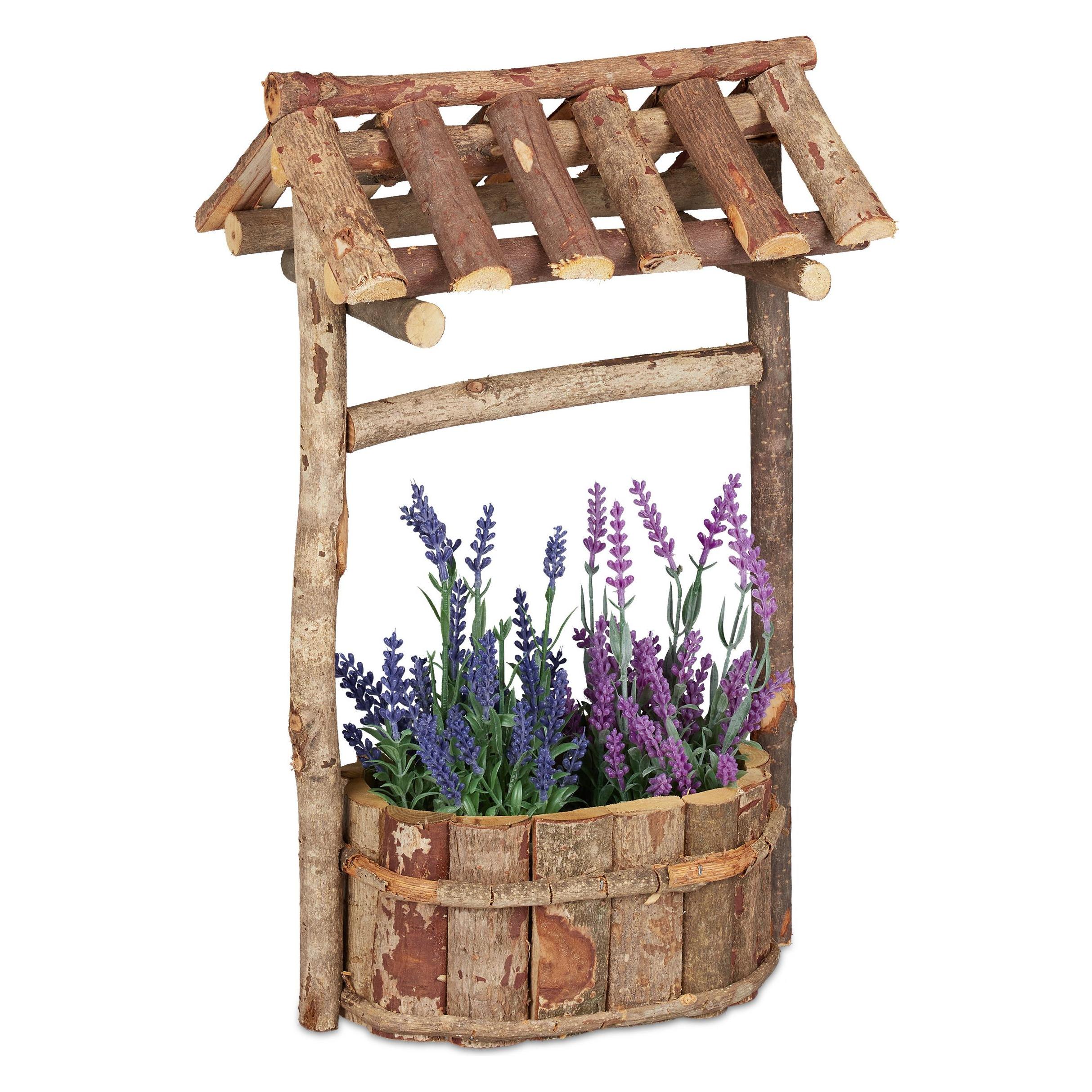 Relaxdays Holzbrunnen (4052025344160)