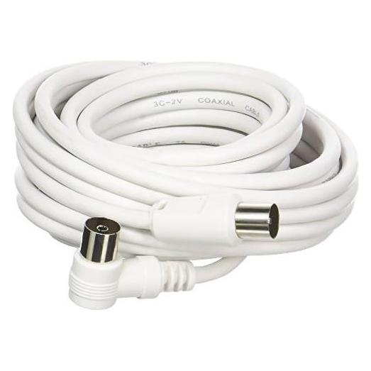 PremiumCord TV kabel M/F konektor 90, 75 Ohm 20m (ktmf20U)