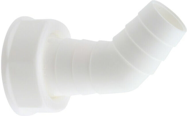 KIRCHHOFF KS Raccord appareil 45°, Blanc, 1