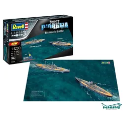Revell Modellbausatz First Diorama Set Bismarck Battle 05668