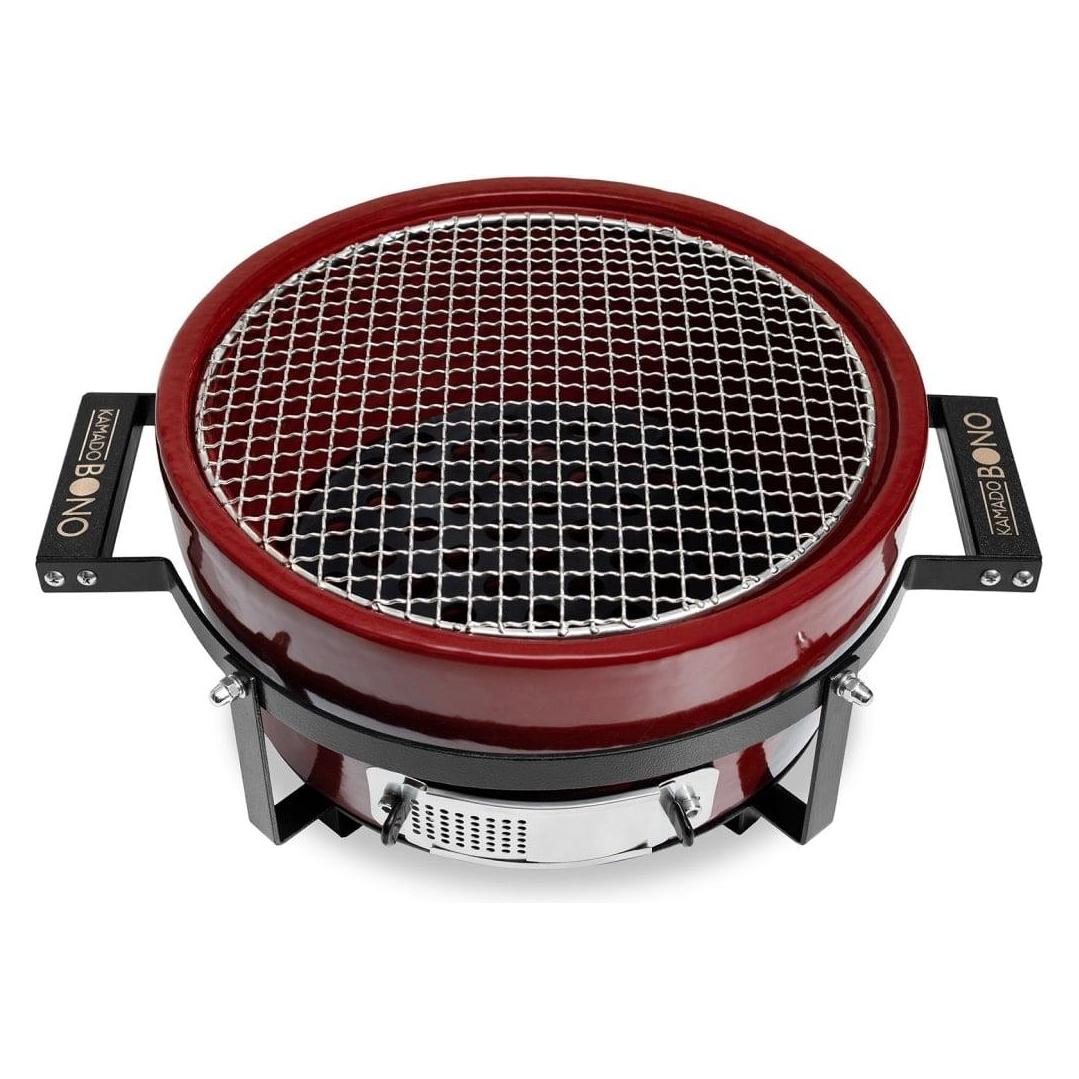 Kamado Bono Hibachi-Grill EVO ROUND, rot, 54 cm (54 cm) (Hibachi EVO ROUND RR)