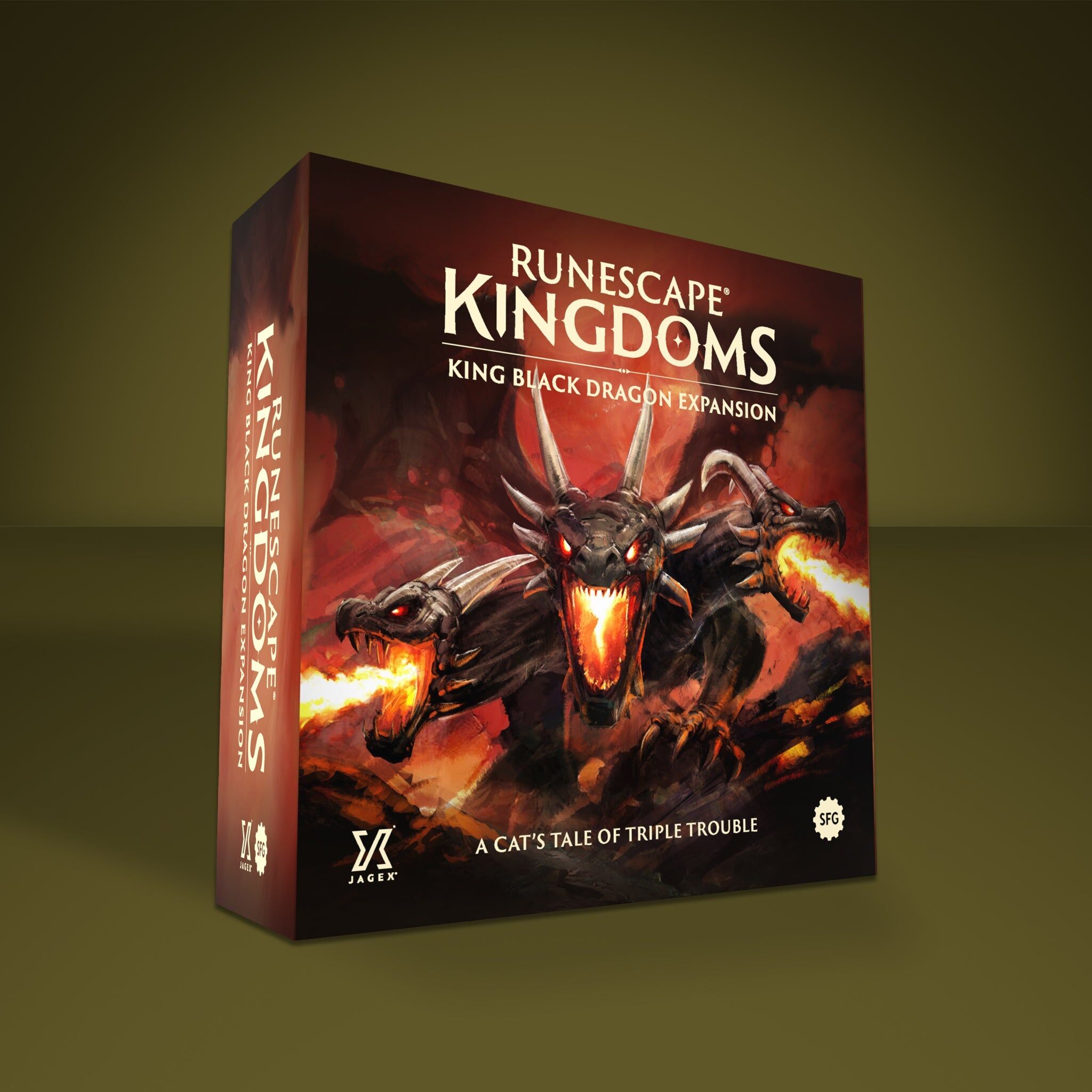Steamforged Games RuneScape Kingdoms: King Black Dragon Expansion for Board Games