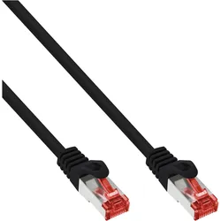 40er Bulk-Pack INLINE Patchkabel, S/FTP (PiMf), Cat,6, PVC, CCA, schwarz, 2m