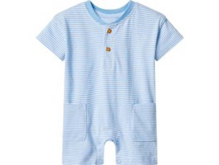 LUPILU® Combinaison bébé (Bleu, 0-2 mois)