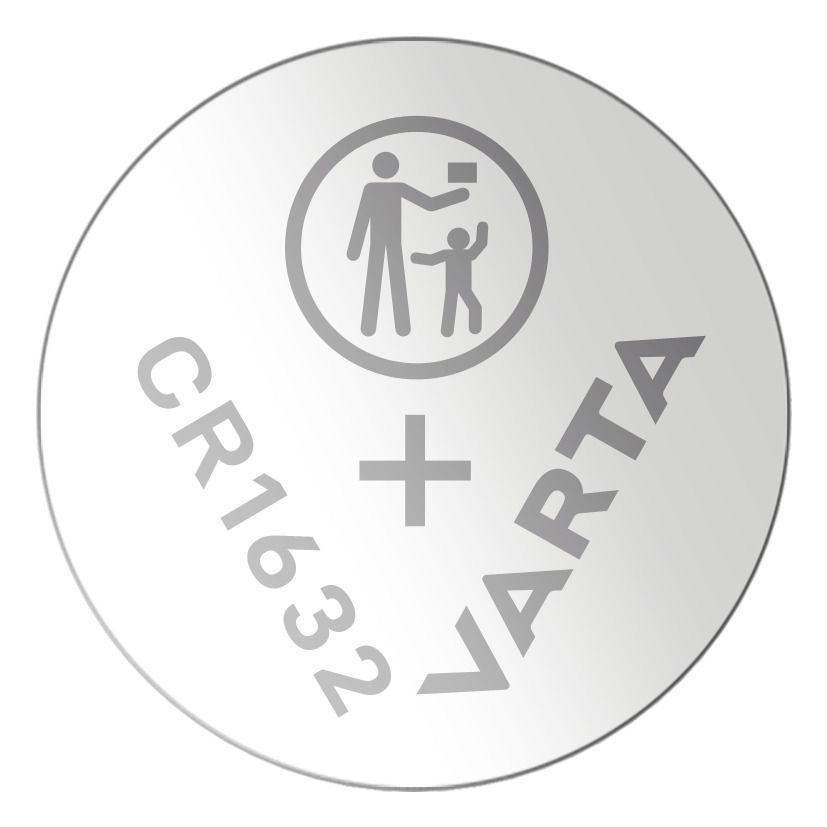 Varta Batterien Knopfzelle CR1632, 1 Stück, Lithium Coin, 3V, kindersichere Verpackung, für elektronische Kleingeräte - Autoschlüssel, Fernbedienungen, Waagen 06632 101 401