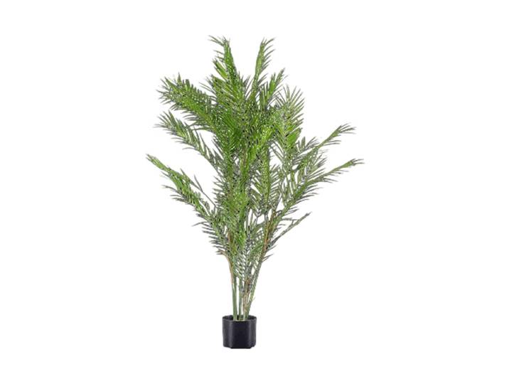 Lebensechte Kunstpflanze „Palme Chamaedorea“, verschiedene Grössen Grün Baq Design