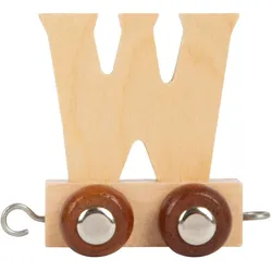 small foot, Holzbuchstaben + Stoffbuchstaben, - Holzbuchstabenzug - W - 12 Stück