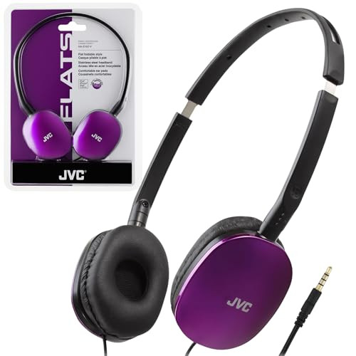 JVC HAS160V Lichtgewicht Opvouwbare Hoofdtelefoon - Violet