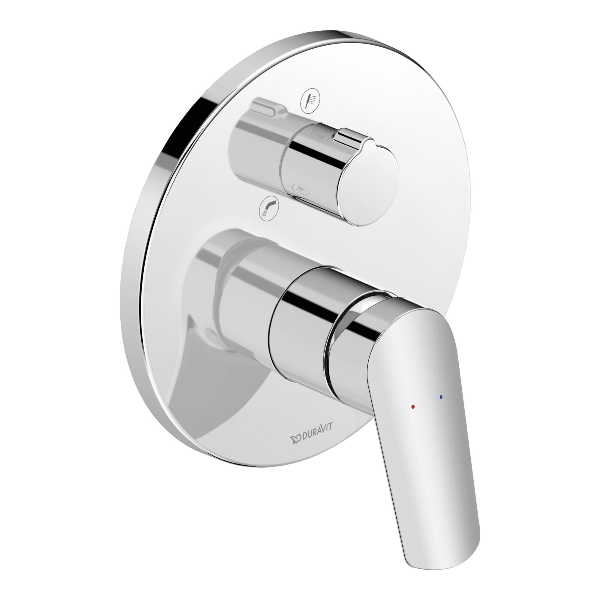 Duravit No. 1 Fertigmontageset UP-WA.-EHM, 2 Verb, Sicherheitskomb., ch (N15210018010)