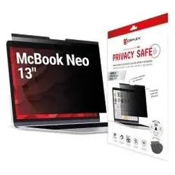Displex Privacy Safe für MacBook Neo 13" Magnetischer 2-Wege Blickschutzfilter, magnetische Befestig (13"), Notebook Schutzfolie