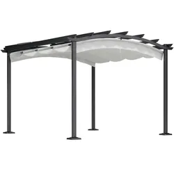KHG Pavillon  Canberra ¦ grau ¦ Maße (cm): B: 300 H: 230