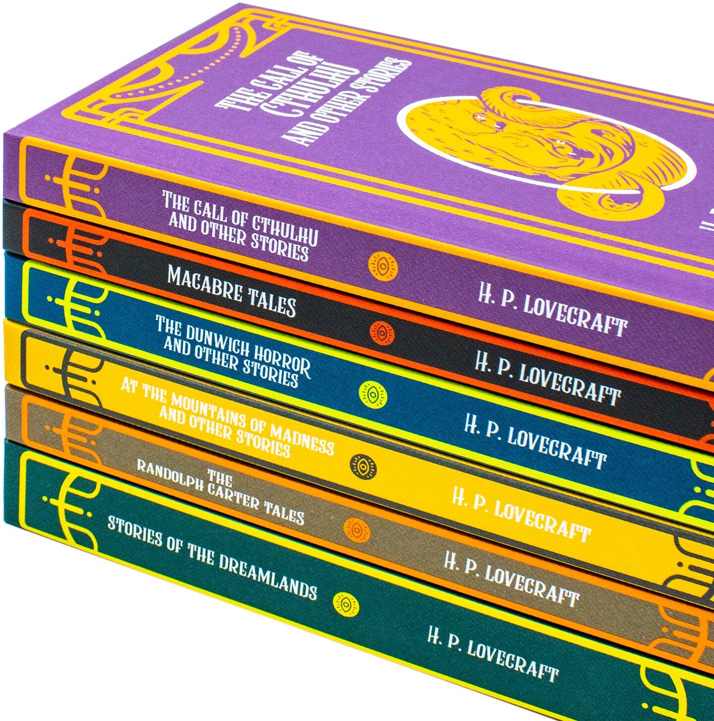 Classic Editions The H.P. Lovecraft 6 Books Hardback Collection Set – Cthulhu Mythos, Cosmic Horror & Classic Weird Fiction Collection