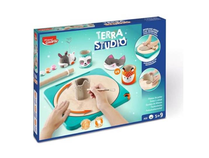 Maped Creativ - Kit Terra Studio - Plateau de Potier\, Création - Dès 5 ans