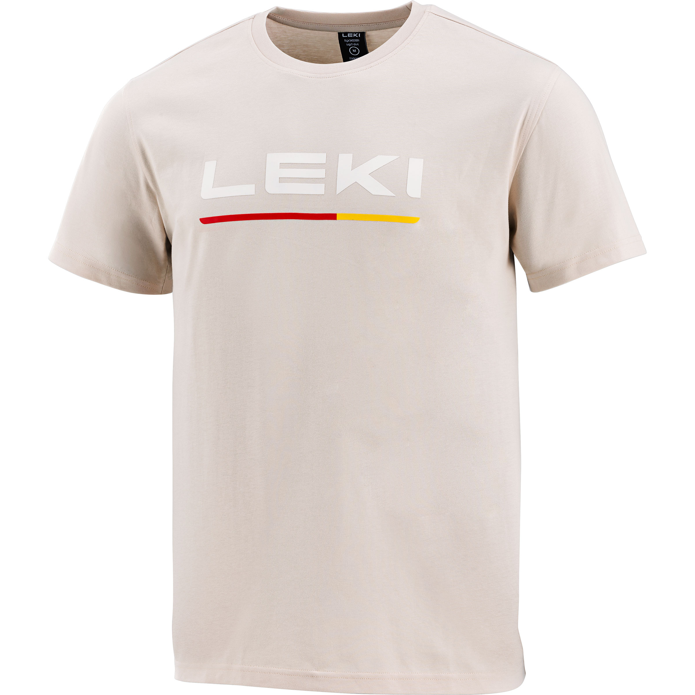 Leki Logo T-Shirts beige Größe 3XL Lifestyle Widerstandsfähig