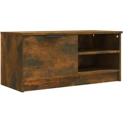 vidaXL TV-Schrank Räuchereiche 80x35x36,5 cm Holzwerkstoff