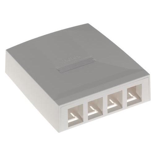 Molex PowerCAT 6A Synergy surface box, 4 ports SYNERGY 4P SURFACE UNLOADED (SSY-00015-02)