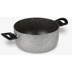 Mamù Kasserolle mit zwei Griffen, antihaftbeschichtet, Aluminium, hergestellt in Italien, Ø 18 cm