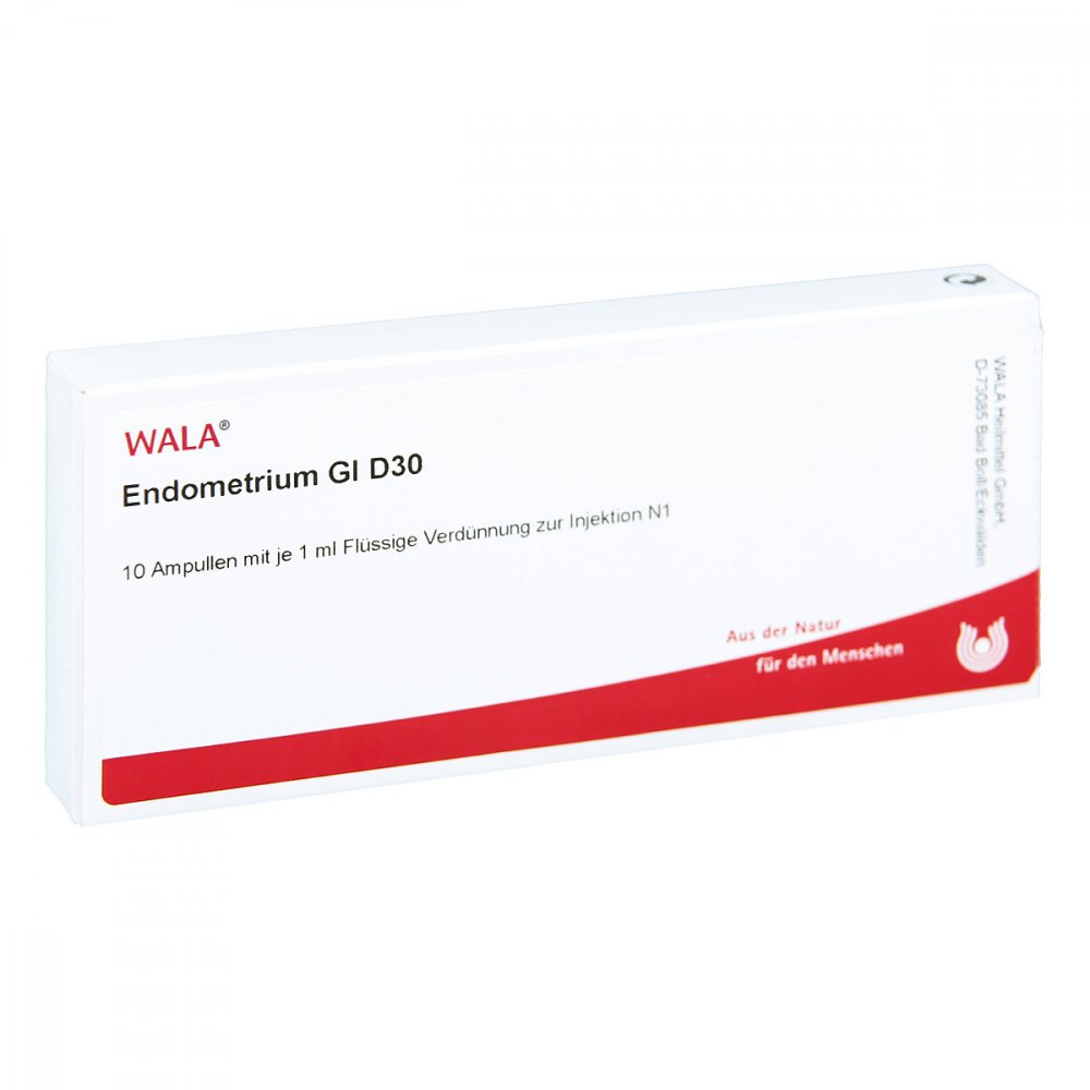 WALA Heilmittel GmbH Endometrium Gl D30 Ampullen 02920822