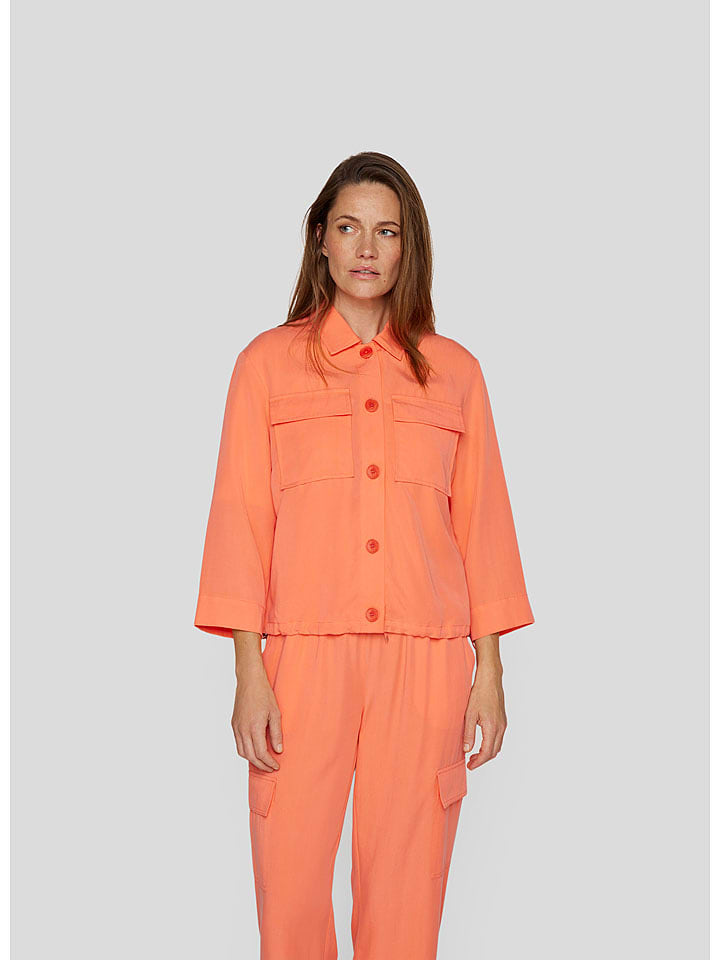 Rabe Hemdjacke in Orange - 46