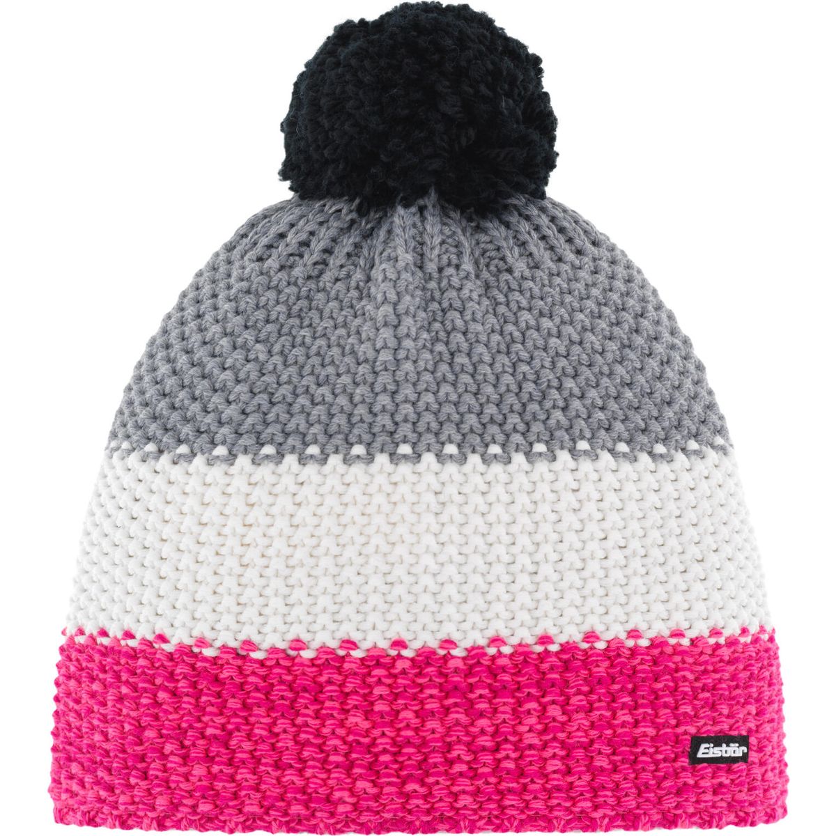 Eisbär Star Pompon Mütze pinkmeliert-white-graumele (142) 403125-142