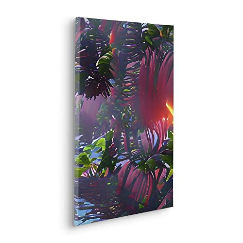 Komar Keilrahmenbild Rockabilly - Wandschilderij met houten frame - Multicolour - 40 x 60 cm