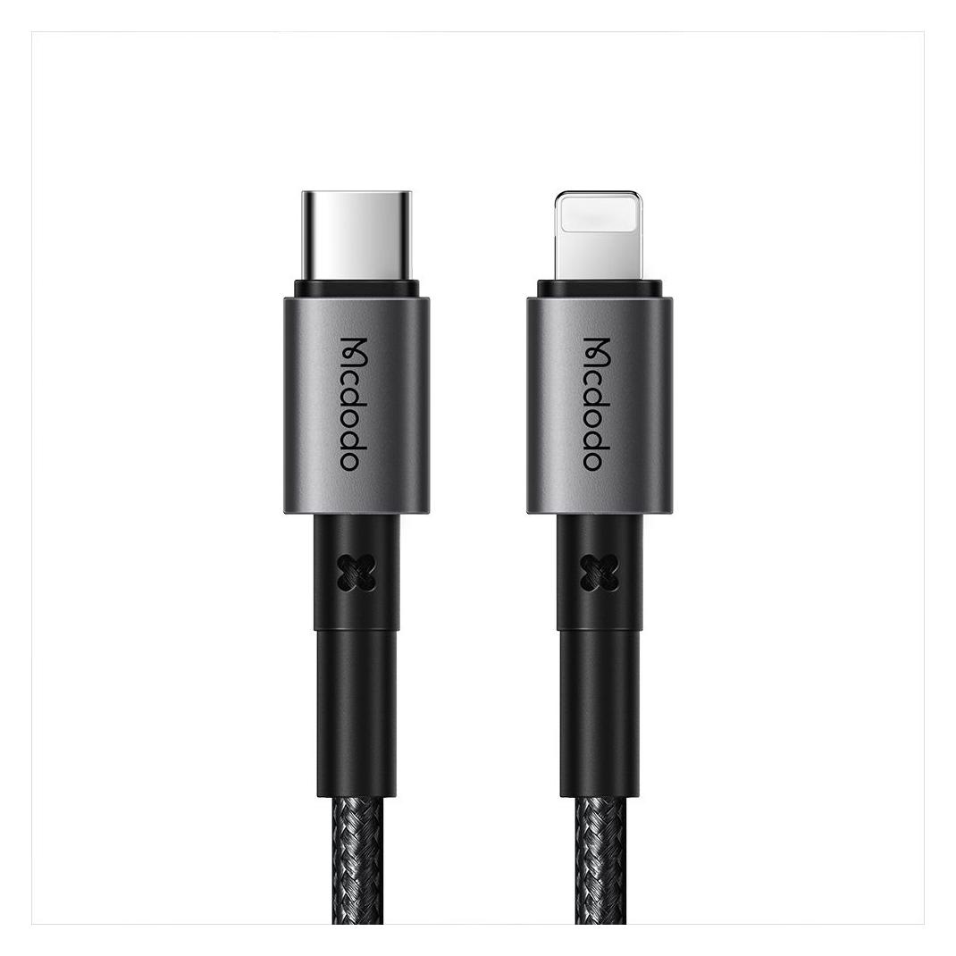 Mcdodo Cable USB-C to Lightning CA-2850, 36W, 1,2m (black) (1.20 m, 36 W) (CA-2850)