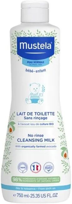 Mustela LOÇÃO DE LIMPEZA E HIDRATANTE 750ml