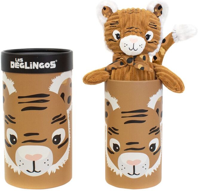 Peluche avec boîte cadeau Grand Simply Speculos le tigre - Les Déglingos