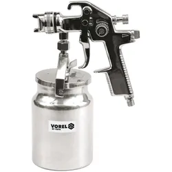 Toya, Druckluftaufsatz, VOREL SPRAY GUN HVLP 1000ml WITH LOWER TANK 80901