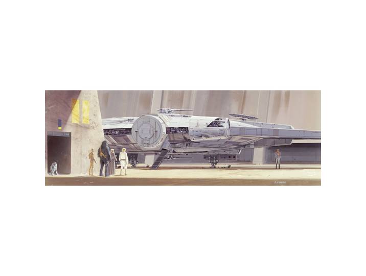 Komar - Papier Peint Star Wars Faucon Millenium 368x127